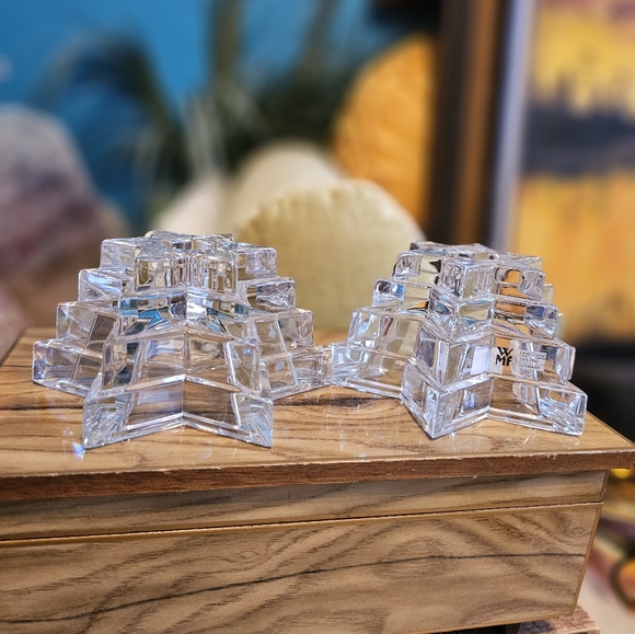 Lead Crystal WMF German Made Candlestick Holders - Picture 5 of 5